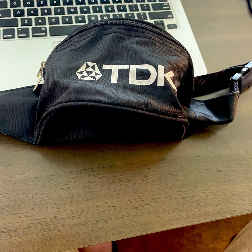 Vintage TDK Cassettes Fanny Pack